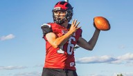 Landon Love has shoulders to carry heavy load as Golden Helmet POY for Class C