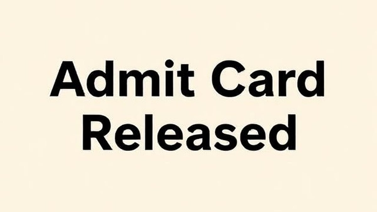 CCRAS Staff Nurse Admit Card 2025 Released — Check Steps To Download