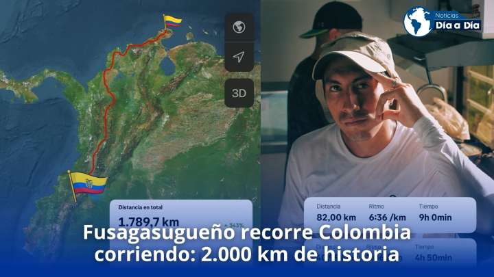 Fusagasugueño recorre Colombia corriendo: 2.000 km de historia