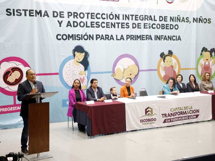 Escobedo instala Comisión para Proteger la Primera Infancia