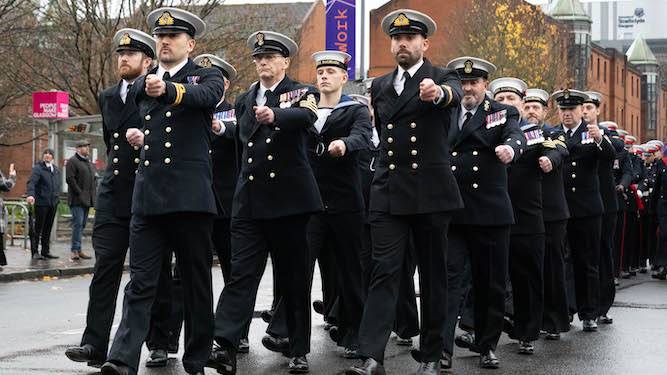 Oh, like you've never pretended to be a high-ranking admiral at a Remembrance event