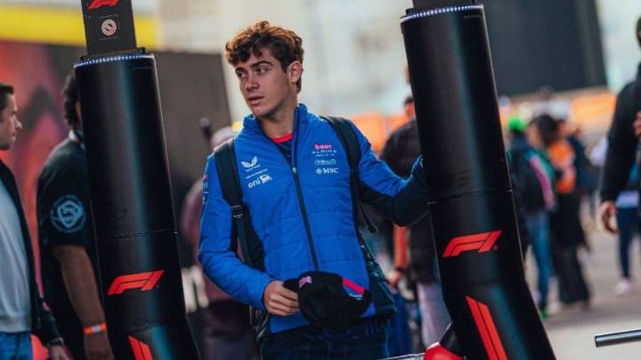 La frustración de Colapinto tras el primer día en Las Vegas: "El auto estaba inmanejable"