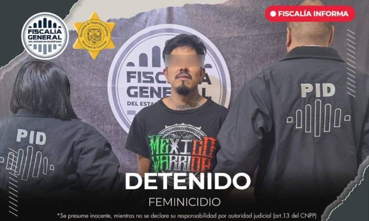 Detenido presuntos feminicida
