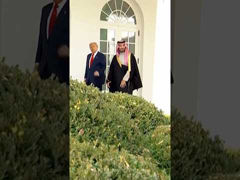 Trump, MBS Tour White House Ahead of Oval Office Meeting