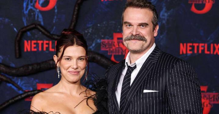 David Harbour's 'Anger' Showed With Millie Bobby Brown on Red Carpet