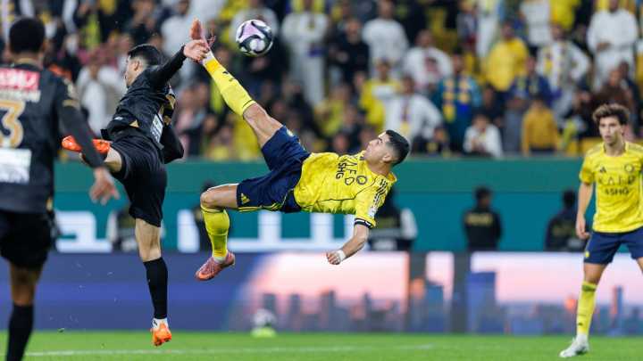 Chilena de Cristiano da la victoria a Al Nassr