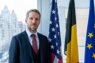 Belgian ambassador to US meets Gov. Beshear in Kentucky