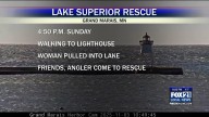 Woman Rescued After Being Swept Into Lake Superior