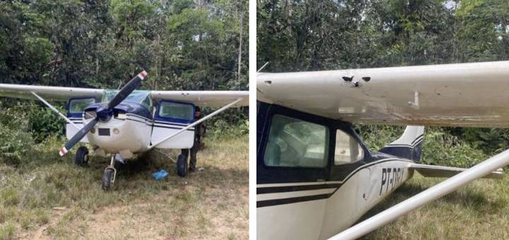 Interceptan en Brasil avión “sospechoso de narcotráfico” que salió de Venezuela
