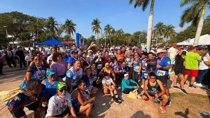 Convivencia familiar y turismo deportivo: casi mil corredores en el perimetral de la Laguna del Carpintero