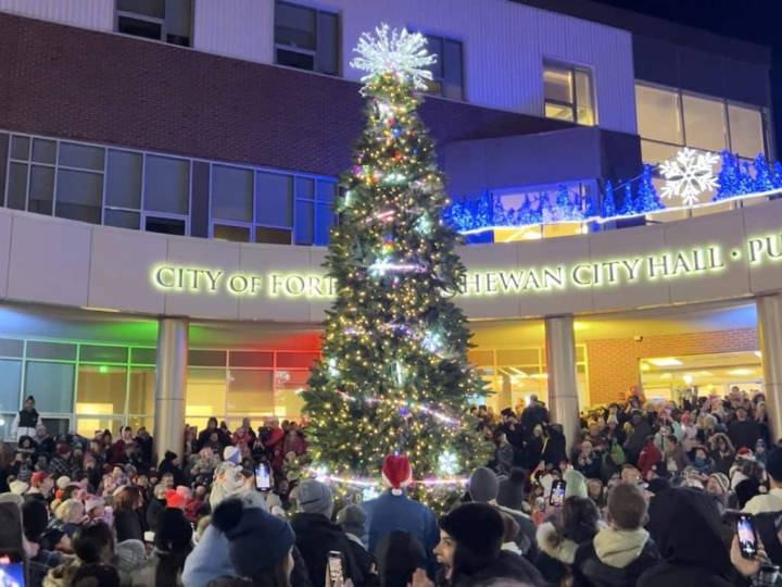 Lights Up! in Fort Saskatchewan tonight