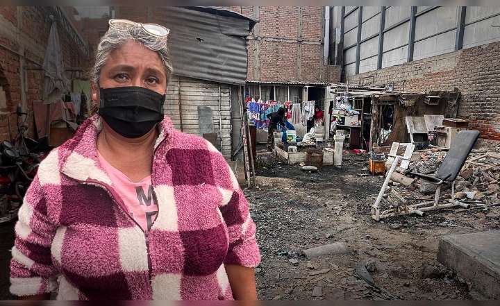 “Estamos en la calle por el olor”: incendio en fábrica de SJL deja viviendas inhabitables y familias sin apoyo