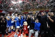 Watch: BYU celebrates after winning the ESPN Events Invitational championship