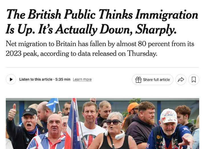 Fact check: are the NYT’s experts right about UK immigration?