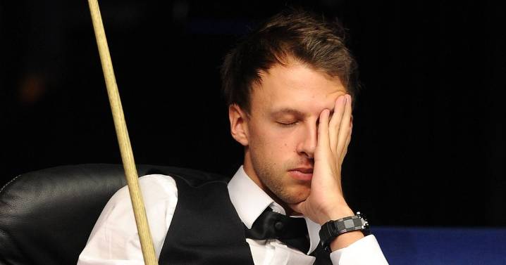 Judd Trump suffers wardrobe malfunction live on TV as referee steps in