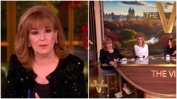 'The View': Joy Behar Returns and Shows Off Foot Injury
