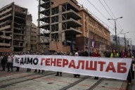 Serbians protest real estate project linked to Trump son