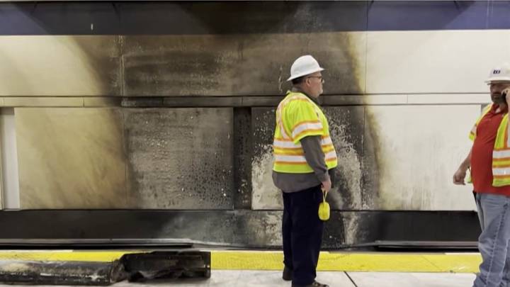 BART train operator reports explosion and fire occurring right in front of his train