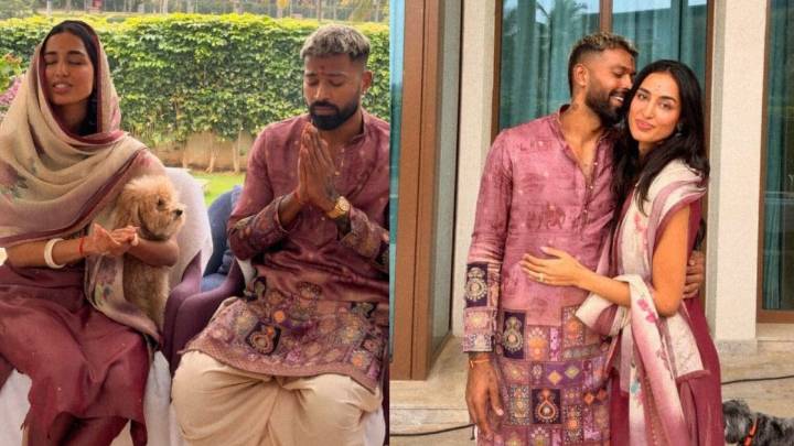Is Hardik Pandya Engaged To Supermodel GF Mahieka Sharma? Intimate Puja Video Sparks Rumours