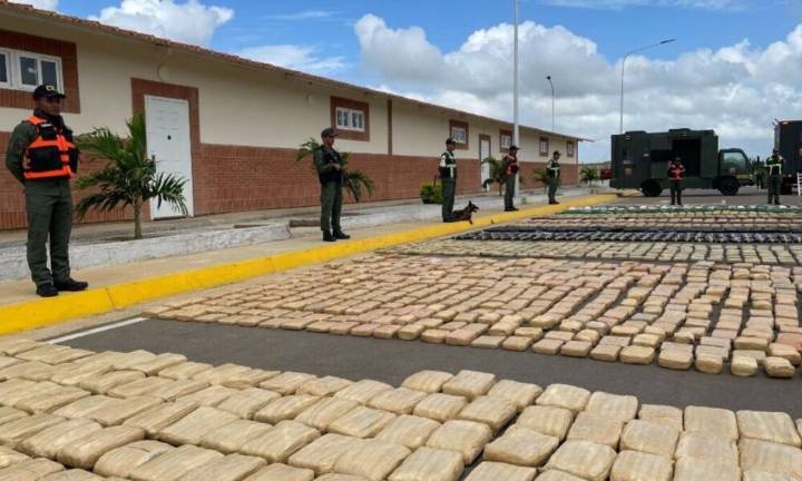 Cuerpos de seguridad incautan 63 toneladas de drogas hasta octubre de 2025