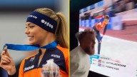 Jake Paul gives heart-warming live reaction as partner Jutta Leerdam scoops World Cup gold medal