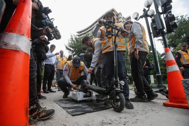 En marcha blanca aparato que mide velocidad de scooters: En enero parten multas