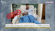 Fact-Check: Old Image of Shreyas Iyer in Hospital Linked to His Recent Injury
