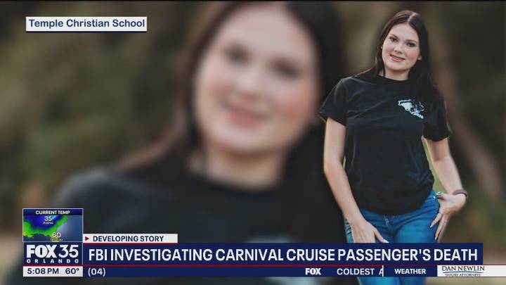 FBI investigating Carnival cruise passenger death