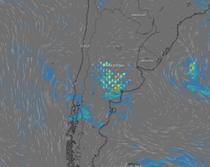 Pronóstico. El Servicio Meteorológico emitió alertas naranjas y amarillas por tormentas fuertes para este sábado