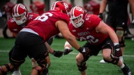 IU football starting left guard Drew Evans won't play against Maryland