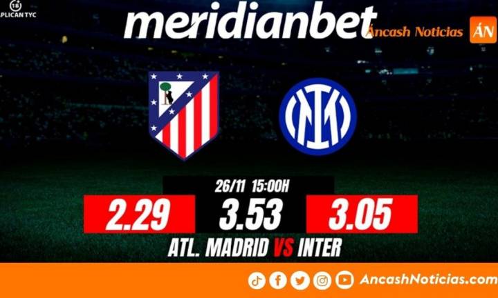 Atlético Madrid vs. Inter: ¡Incrementa tus ganancias hasta 200% con la Champions League en Meridianbet!