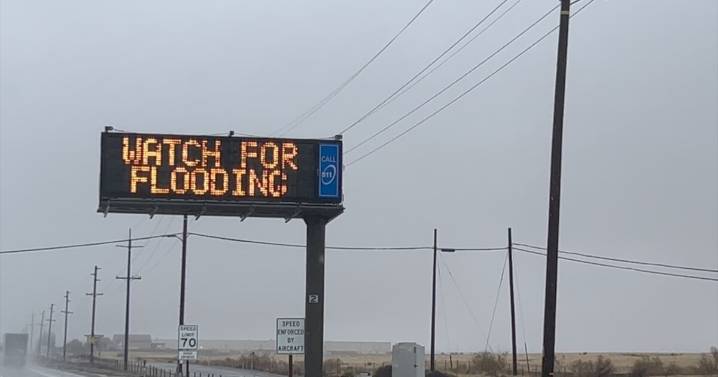 Highway 166 closes due to flooding as Kern County faces dangerous driving conditions