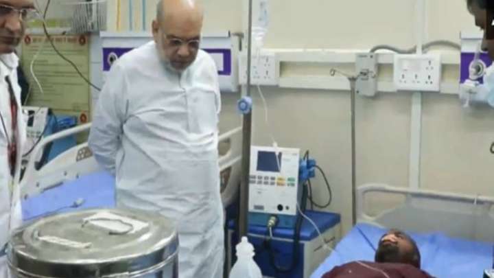 Blast near Red Fort Metro station: Amit Shah meets injured at Lok Nayak Hospital, says blast occurred in slow