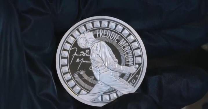 Queen star Freddie Mercury commemorated with coin