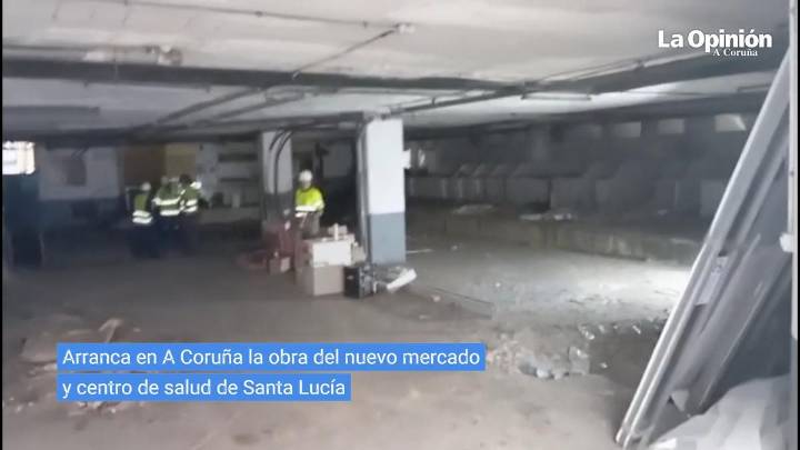 Arranca en A Coruña la obra del nuevo mercado y centro de salud de Santa Lucía