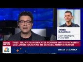 Pres. Trump re-nominates fmr. Shift4 Payments CEO Jared Isaacman to be head of NASA