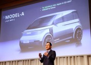 Foxconn showcases ‘Model A’ electric vehicle at tech day event