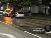 Cae carro en una alcantarilla sin tapas en la Av. Bella Vista de Maturín