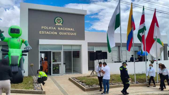 Fue inaugurada la nueva estación de Policía en el municipio de Guateque