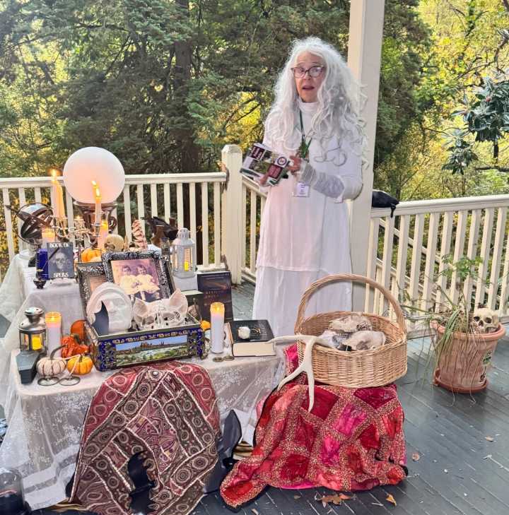 Hermit Cave Halloween hike brings out the spooky