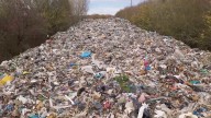 Mountain of illegally dumped trash near Oxford river causes outcry in England