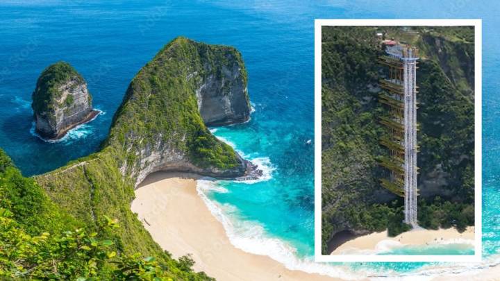 Bali: Nusa Penida’s iconic Kellingking Beach ‘glass elevator’ plans suspended after backlash and permit issues