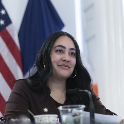 Amanda Farías pitches child care for council staff