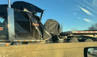 I-24 shut down for 6 hours after semi loses load in crash near Ohio River bridge