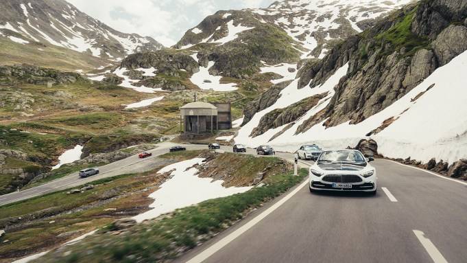 Maybach Just Recreated a Century-Old Honeymoon Drive Across the Alps