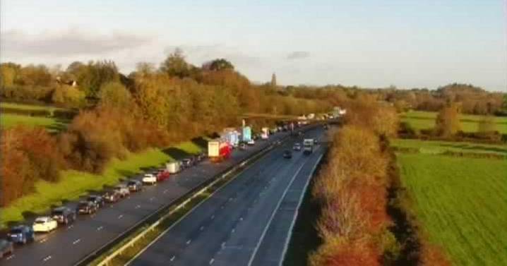 M5 diversion route in full after serious crash