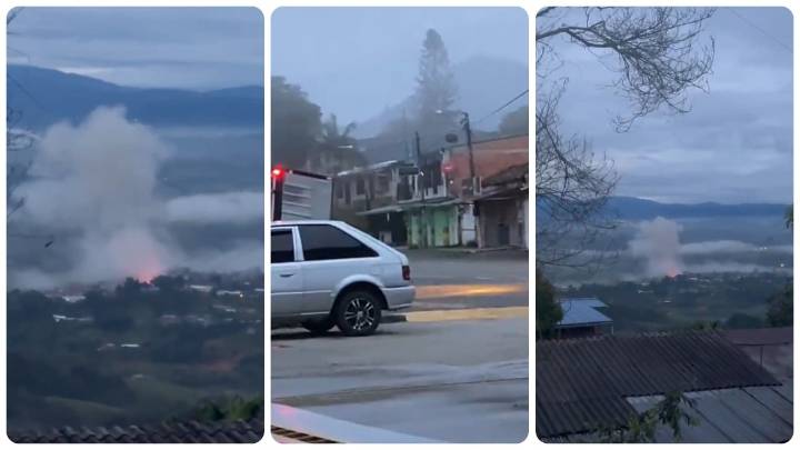 Atacan con explosivos la estación de Policía en el corregimiento de Mondomo, norte del Cauca