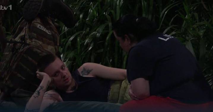 I'm A Celebrity fans say 'we're rooting for you' after emotional Aitch consoled by Lisa Riley