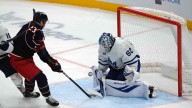 Joseph Woll ‘unreal’ in Maple Leafs’ critical comeback win over Blue Jackets