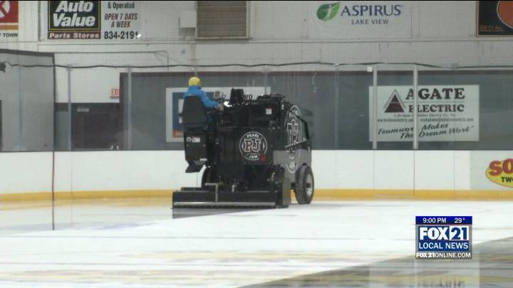 Pearl Jam inspired Zamboni takes the ice in Two Harbors